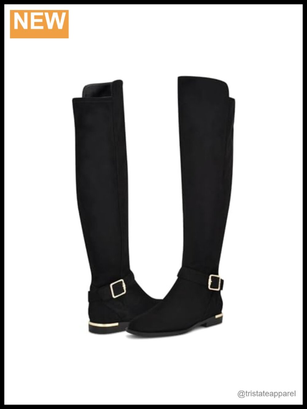 Faux Suede Over the Knee Boots Round Toe Zip Side Womens Tall Boot